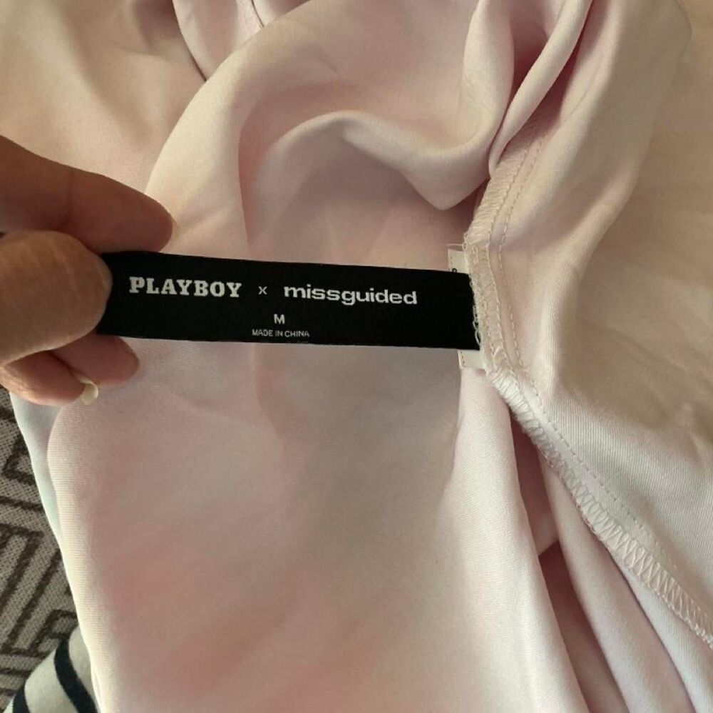 Playboy Women's Pink Robe - Picture 7 of 7